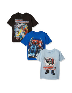 Camisetas para Niños Transformers 3-Pack Licencia Oficial