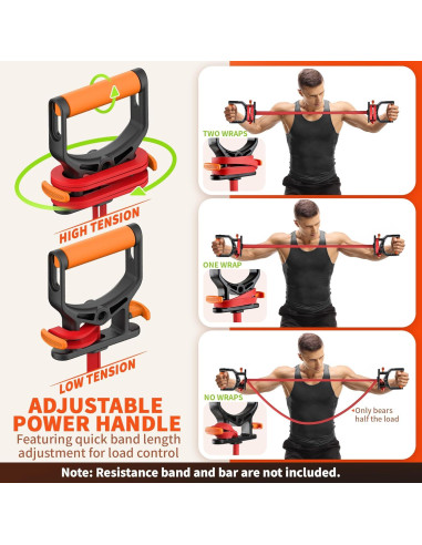 Banda de Resistencia Ajustable Northdeer con Mangos Potencia