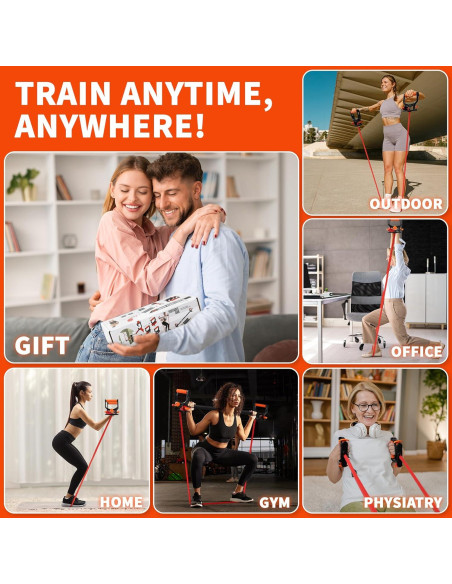 Banda de Resistencia Ajustable Northdeer con Mangos Potencia