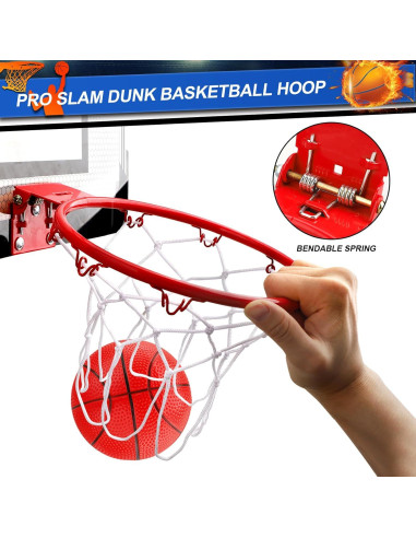 Aro de Baloncesto Mini Umnodobn 22.86 cm Montaje en Pared