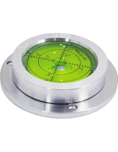 Nivel de Burbuja Horizontal The Yan He 90mm Aluminio Verde