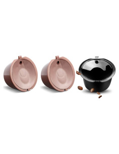 Cápsulas Reutilizables BRBHOM para Nescafé Dolce Gusto - 3 Pcs