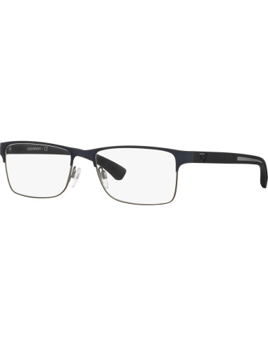 Monturas de Gafas Emporio Armani EA1052 Azul Gunmetal 53mm