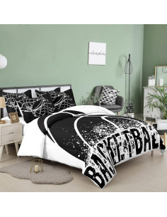 Conjunto de Ropa de Cama Bodhi Individual Microfibra Negro 2