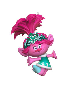 Adorno Navideño Miniatura Hallmark Poppy Trolls 2021 2.54 cm