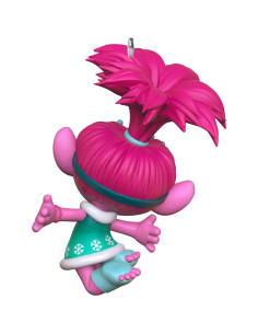Adorno Navideño Miniatura Hallmark Poppy Trolls 2021 2.54 cm 2