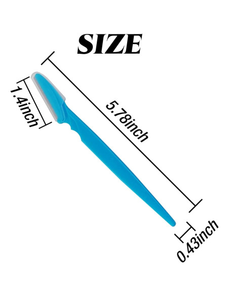65 Navajas de Cejas RONYOUNG con Cubierta de Seguridad - 5 Colores