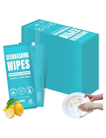 Toallitas de limpieza de platos RSQAZQ 50 Pcs desechables