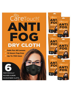 Paño Seco Antivaho Care Touch - 6 Toallitas Microfibra