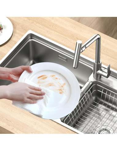 Toallitas de limpieza de platos RSQAZQ 50 Pcs desechables