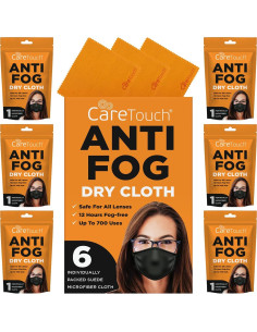 Paño Seco Antivaho Care Touch - 6 Toallitas Microfibra 2