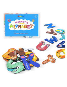 26 Imán de Letras Mayúsculas ArRuKi KIDS para Niños
