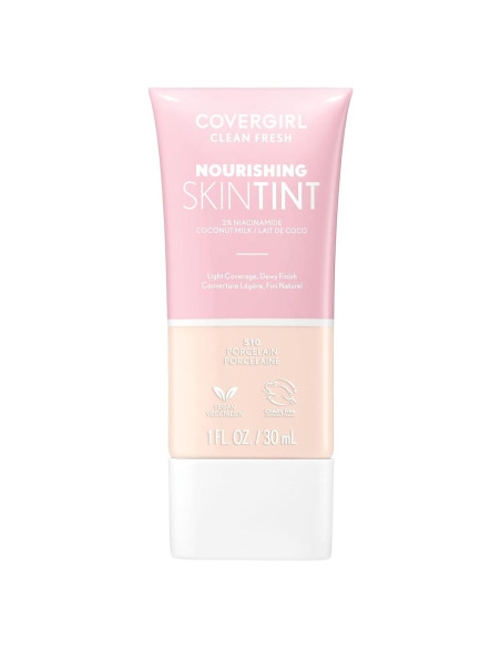 COVERGIRL Base Líquida Nutriente 30 ml 510 Porcelana Vegana