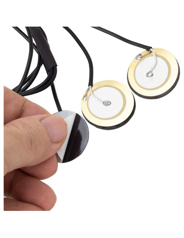 Captador Piezo Autoadhesivo PAGOW 3 en 1 para Guitarra y Más