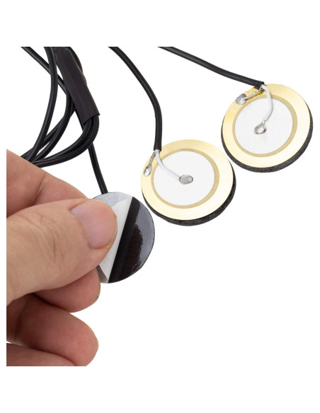 Captador Piezo Autoadhesivo PAGOW 3 en 1 para Guitarra y Más