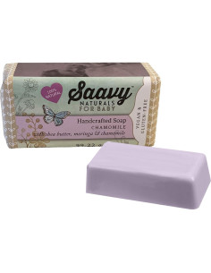 Saavy Naturals Jabón de Barra para Bebé Manzanilla 198 g - Orgánico 2