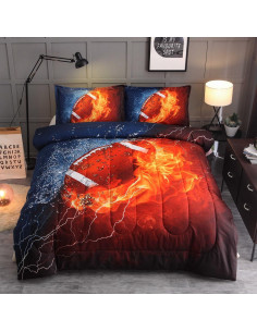 Conjunto de Edredón NTBED Fútbol Americano 6 Piezas Completo 2