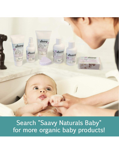 Saavy Naturals Jabón de Barra para Bebé Manzanilla 198 g - Orgánico