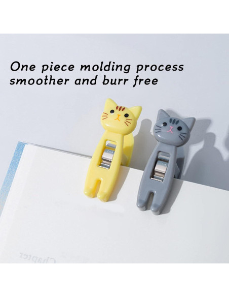 6 Clips de Bolsa en Forma de Gato Yoidesu - Antideslizantes