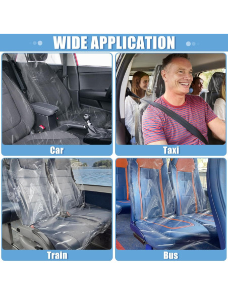 Fundas de Asiento de Coche Desechables MYFAMIREA 50 Piezas