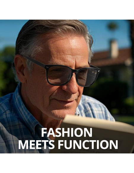 Gafas de lectura VIEWBETTER UV400 unisex marco negro +1.0 a +4.0