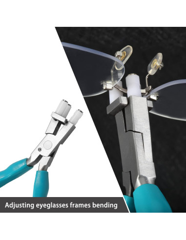 Juego de Pinzas para Gafas LEONTOOL con Destornillador