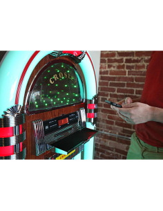 Jukebox Digital Crosley CR1215A-WA con Bluetooth y CD, 63.5x35.6x121.9 cm 2
