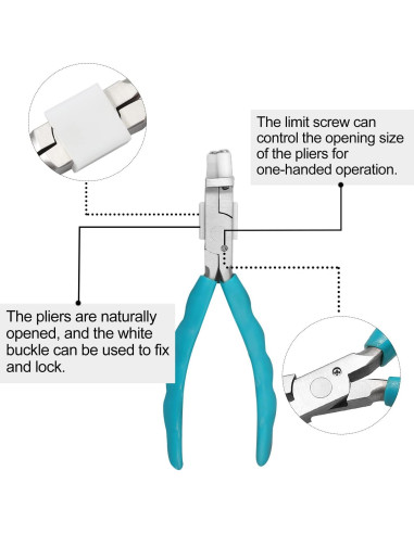Juego de Pinzas para Gafas LEONTOOL con Destornillador