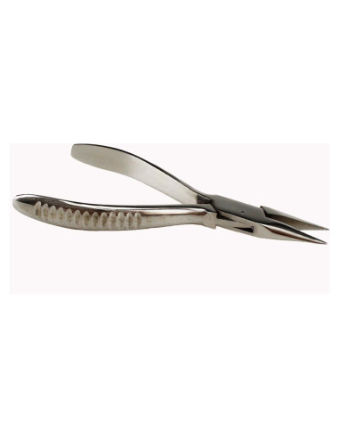 Alicate de nariz semicircular Airgoesin de acero inoxidable