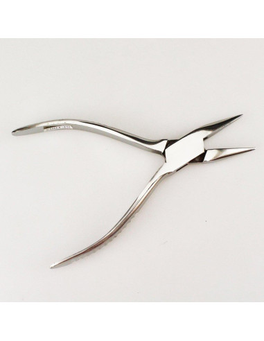 Alicate de nariz semicircular Airgoesin de acero inoxidable