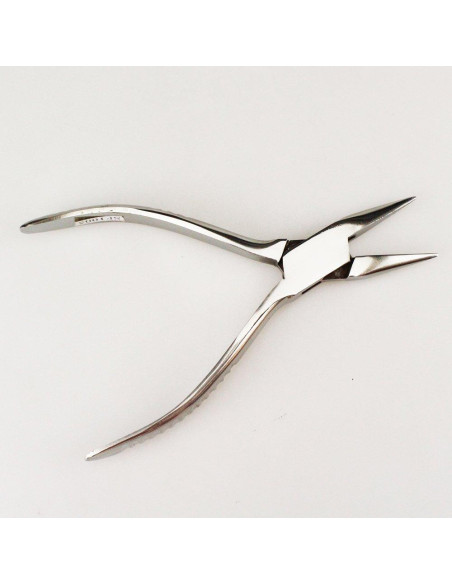 Alicate de nariz semicircular Airgoesin de acero inoxidable