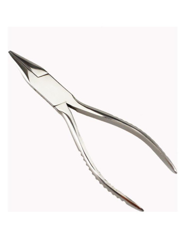 Alicate de nariz semicircular Airgoesin de acero inoxidable