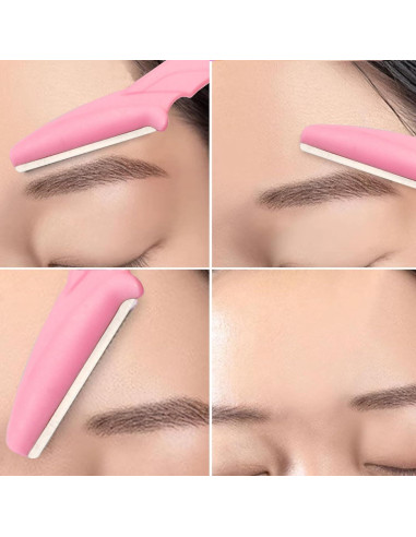 65 Navajas de Cejas RONYOUNG con Cubierta de Seguridad - 5 Colores