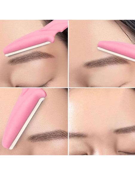 65 Navajas de Cejas RONYOUNG con Cubierta de Seguridad - 5 Colores