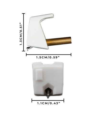 Aguja de Reemplazo para Cartuchos Stanton 505 y 500 - 9g