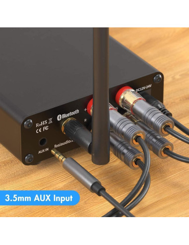 Amplificador Estéreo Bluetooth Fosi Audio BT10A 100W 2 Canales