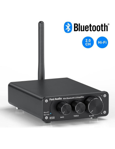 Amplificador Estéreo Bluetooth Fosi Audio BT10A 100W 2 Canales