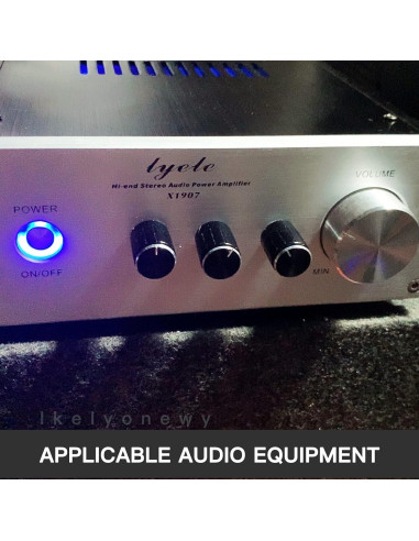 24 Perillas de Control de Volumen Kelyonewy 6mm Negras