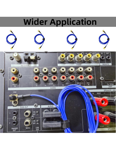 Cable de Tierra para Tocadiscos KUBOJSDLZ 1.83m Cobre Oro 24K