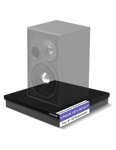 Almohadilla de Aislamiento Acústico Starfavor 38x38x5.3 cm para Subwoofers