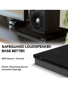 Almohadilla de Aislamiento Acústico Starfavor 38x38x5.3 cm para Subwoofers 2