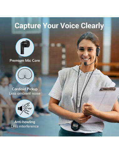 Micrófono Inalámbrico TONOR TW100 2 en 1 con 20 Canales