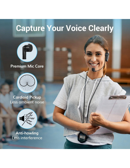 Micrófono Inalámbrico TONOR TW100 2 en 1 con 20 Canales