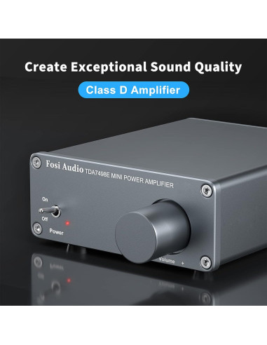 Amplificador de Audio Fosi TDA7498E 2 Canales 320W Estéreo