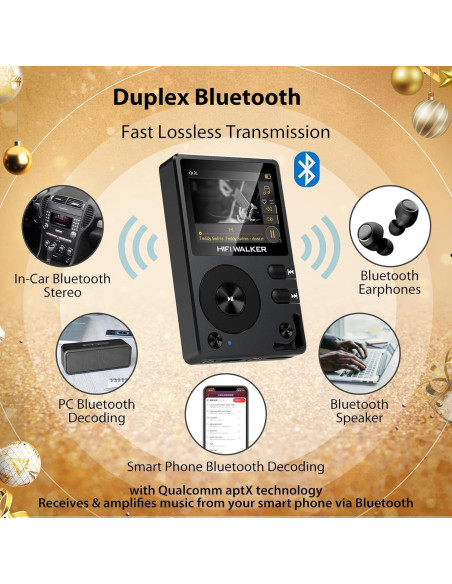Reproductor de Audio HIFI WALKER H2 Hi-Res + Funda Accesorios