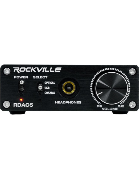 Auriculares de Estudio Audio-Technica ATH-M50X + DAC Rockville RDAC5B