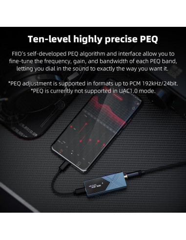 DAC USB FiiO KA17 HiFi Portátil 3.5/4.4mm DSD512