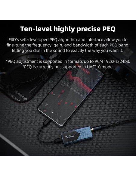 DAC USB FiiO KA17 HiFi Portátil 3.5/4.4mm DSD512