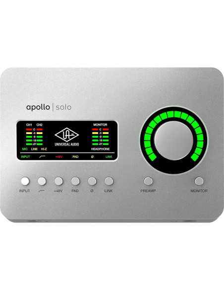 Interfaz de Audio Universal Audio Apollo Solo Heritage + Auriculares ATH-M50X