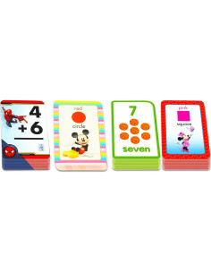 Tarjetas Flash Disney para Niños 2-4 Años - 4 Barajas Educativas 2
